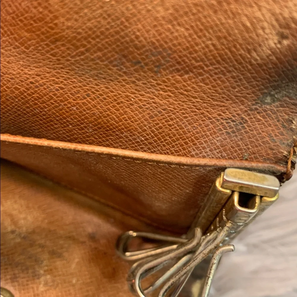 🌹VINTAGE LOUIS VUITTON AUTHENTIC Leather Brown SIGNATURE KEY Wallet 6 rings - Picture 15 of 16